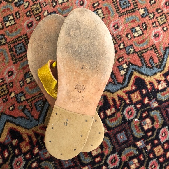 Gold Ganges Toe Ring Sandal by K.Jaques St. Tropes - Picture 7 of 7